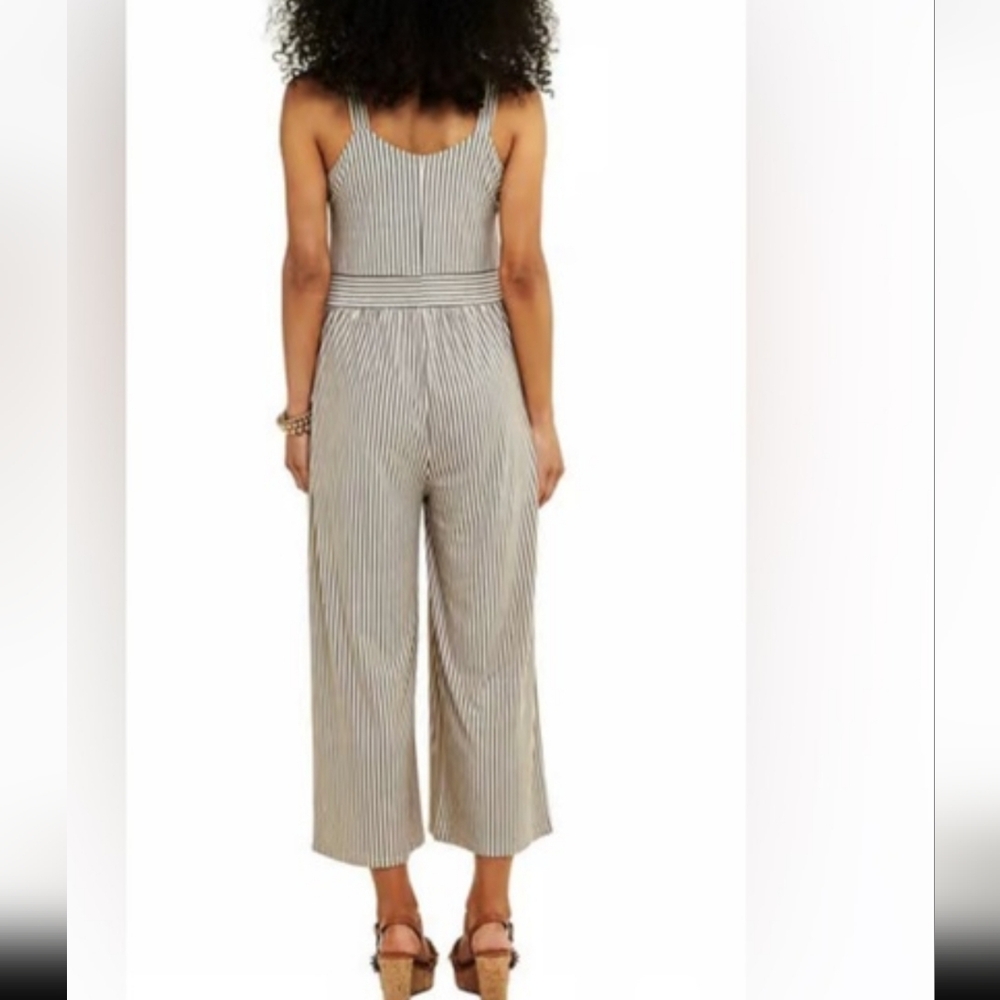 Emily Daniels vertical stripes comfy jumpsuit - Picture 3 of 14